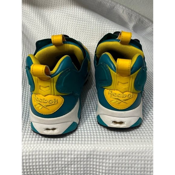Reebok sneakers shoes sports athletic green blue rare  Fury main image 4